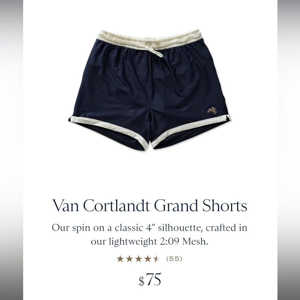 Tracksmith Van Cortland Grand Size M Navy/White